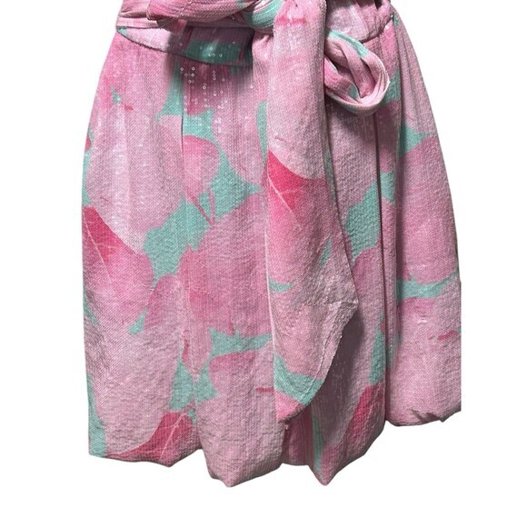 Hutch Mini Dress 12 Pink Blue Pastel Polly‎ Sequin Side Zip Drawstring  Bubble - Picture 5 of 9